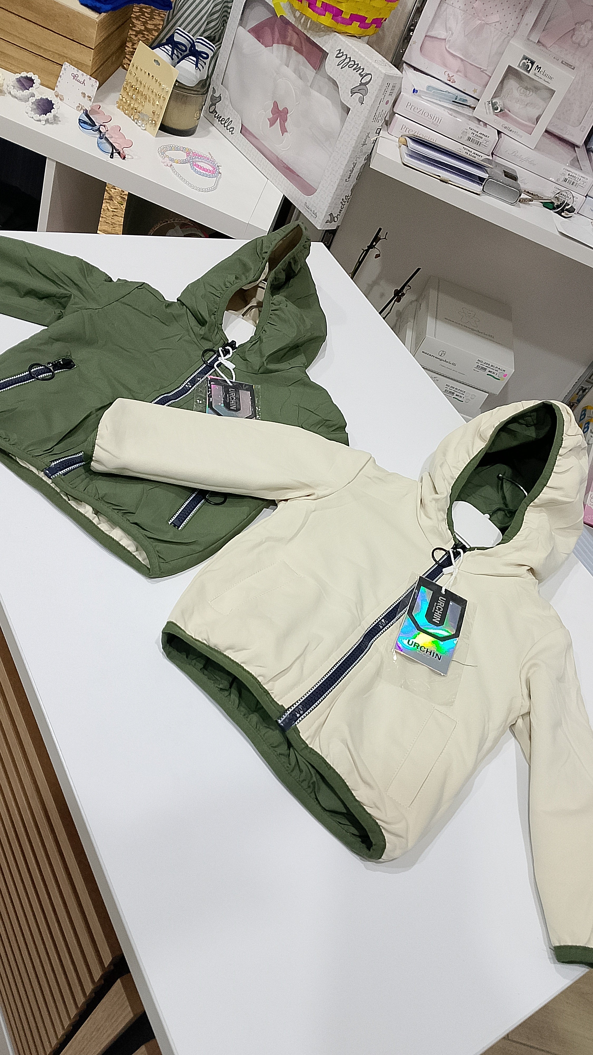 Giubbino sfoderato double face