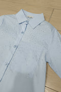 Camicia con  brillantini
