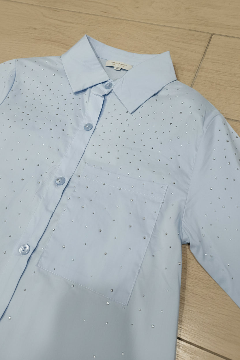 Camicia con  brillantini
